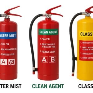 Water Mist, Clean Agent & Class D Fire Extinguishers